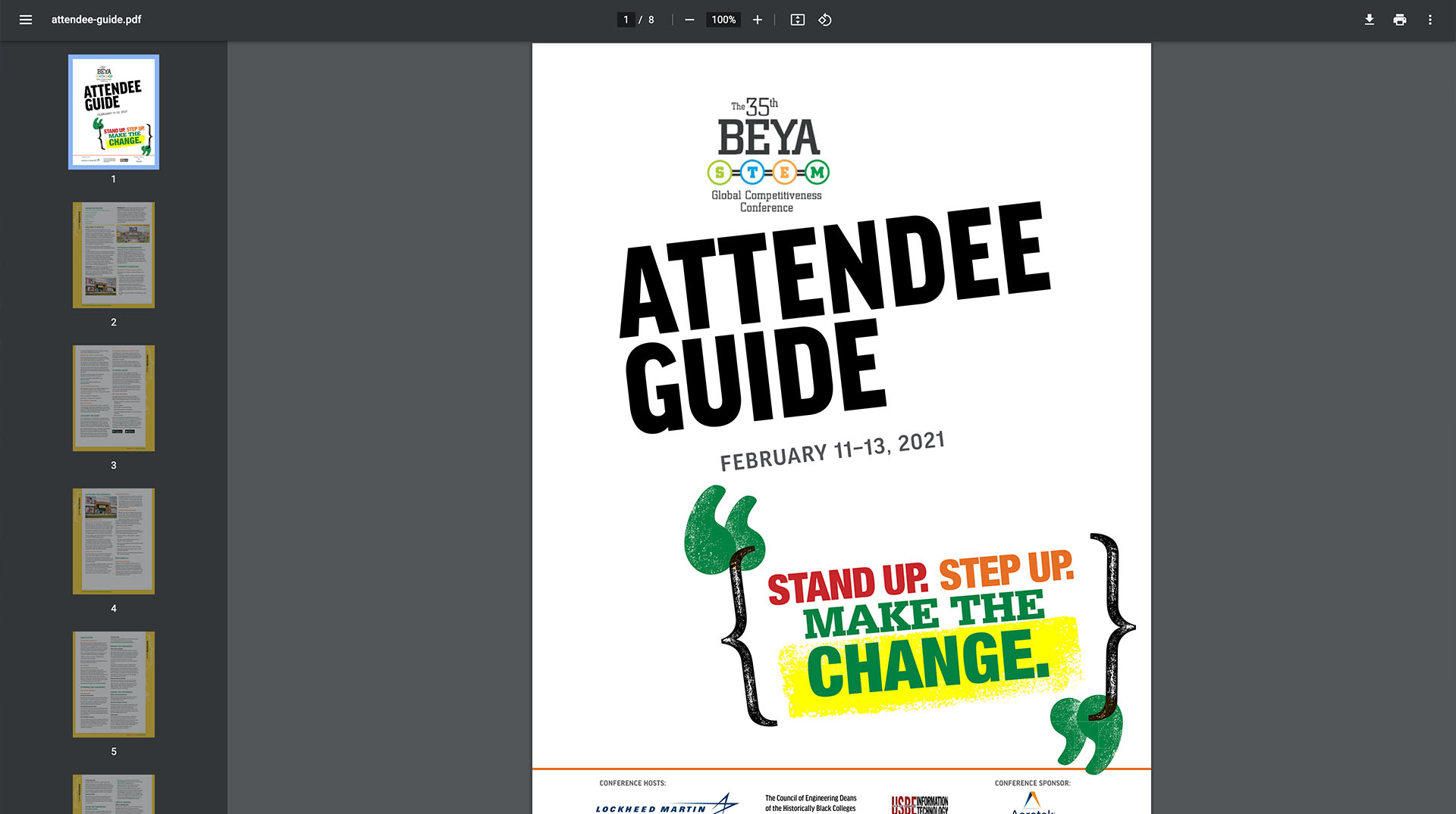 BEYA STEM Virtual Conference Benjamin Meden Portfolio